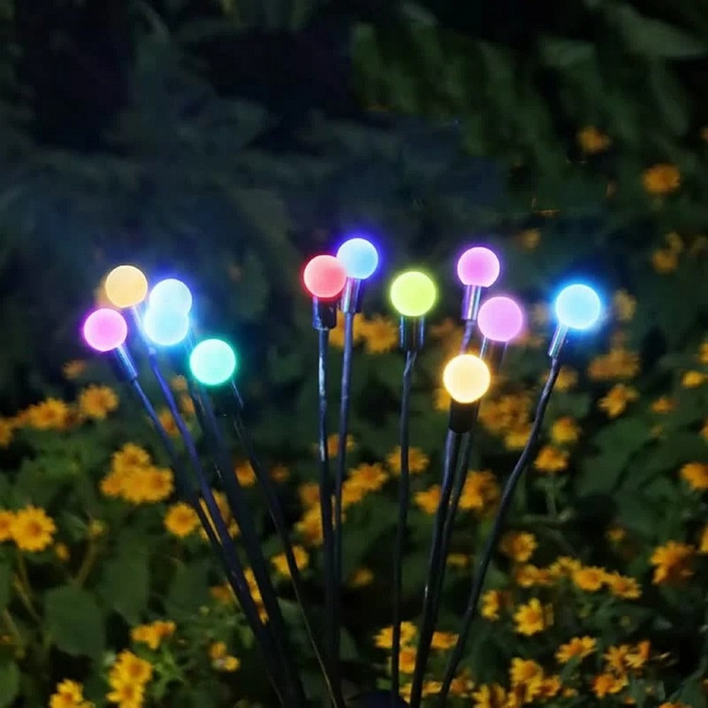 Solar Firefly Garden Lights – Waterproof Warm White