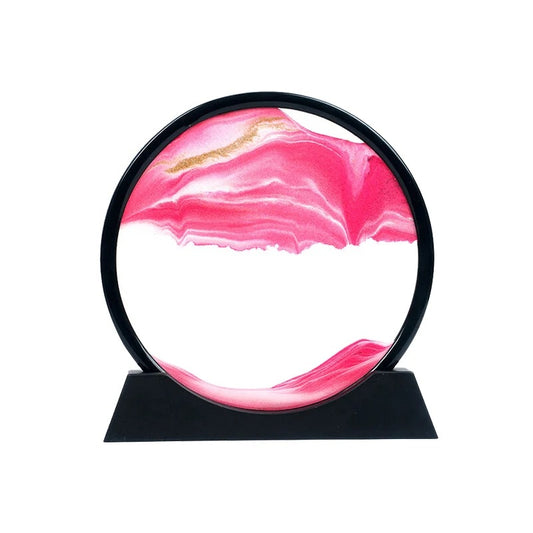 3D Moving Sand Art Lamp Pink – Sifat Mart Pakistan