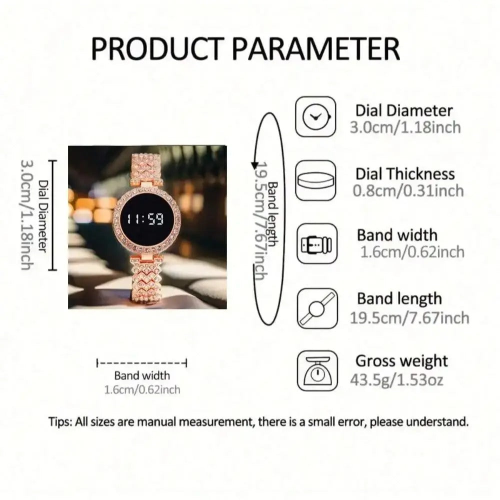 Ladies Digital Watch Specifications – Sifat Mart Pakistan