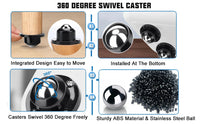 Swivel Wheels for Moving Furniture Black – Sifat Mart Pakistan