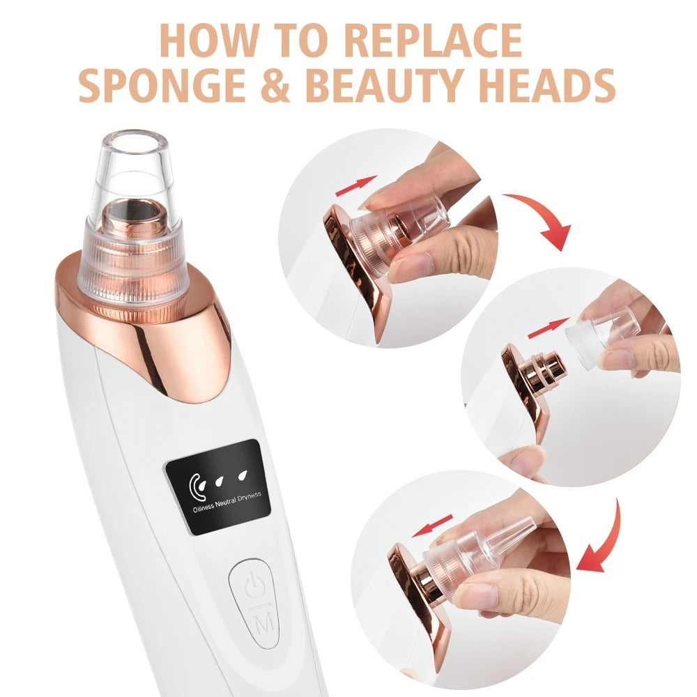 Blackhead Remover Face Vacuum In Use – Sifat Mart Pakistan