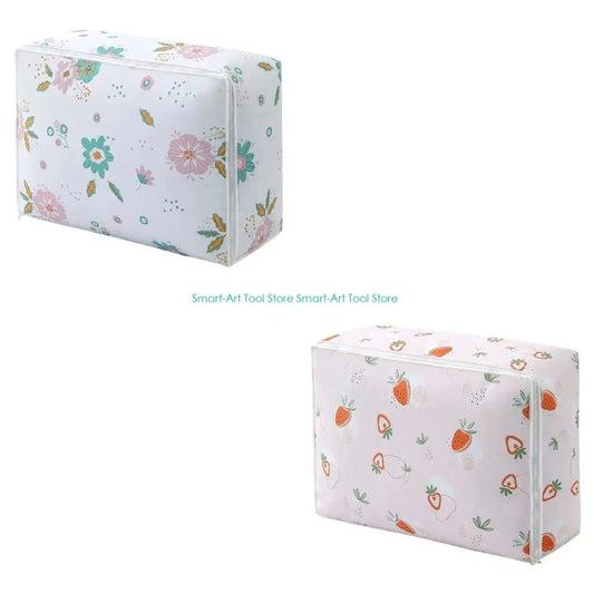 SIFAT MART storage bag with zipper, shown open with clothes and accessories inside, provides organized storage solution.