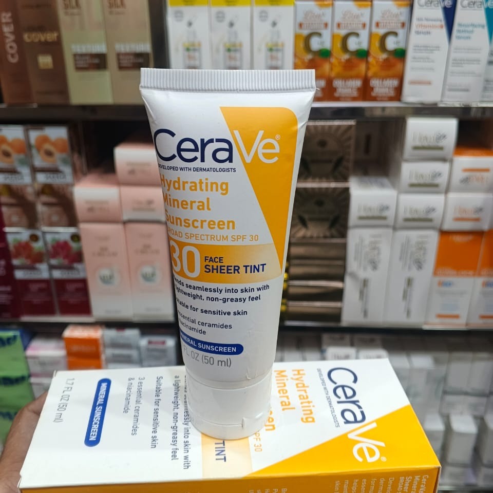 CeraVe Hydrating Mineral Sunscreen SPF 50 – Sifat Mart Pakistan