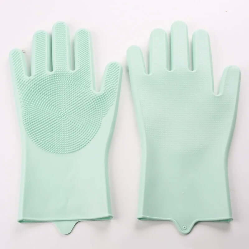 Silicone Dishwashing Gloves Green – Sifat Mart Pakistan