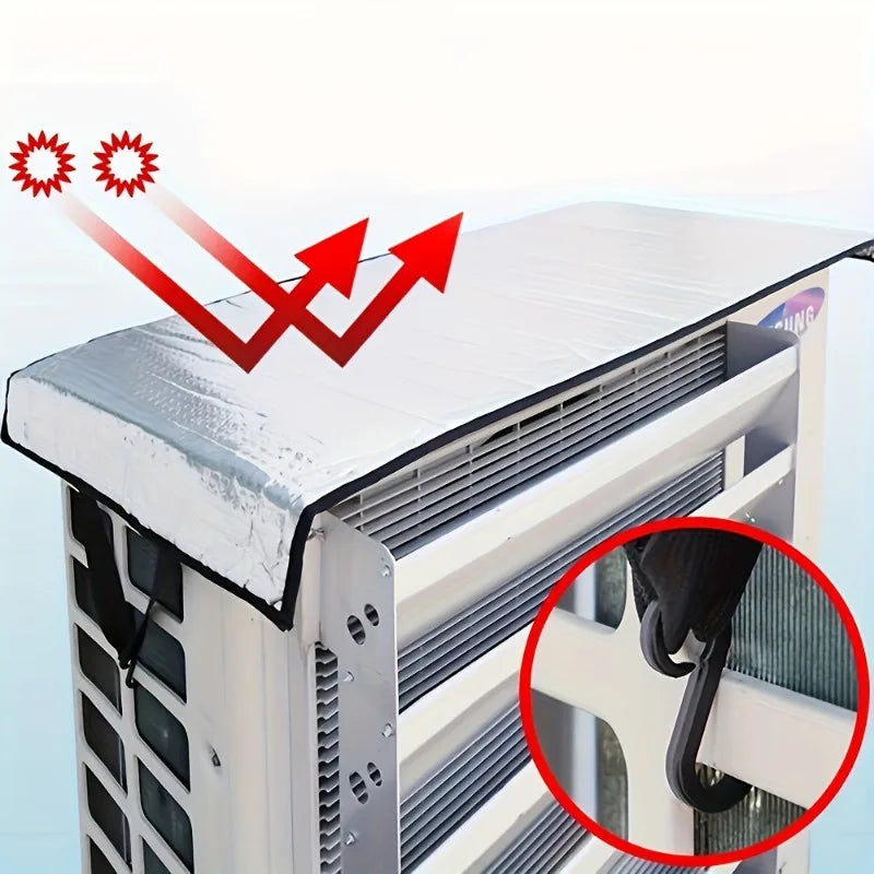 AC Outdoor Unit Cover Side View – Sifat Mart Pakistan
