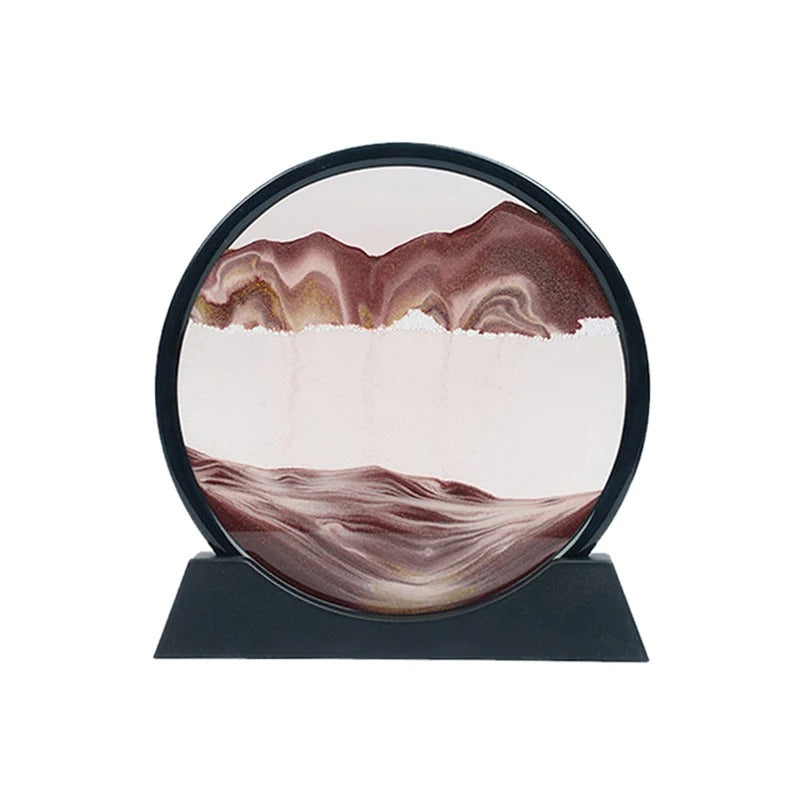 3D Moving Sand Art Lamp Brown – Sifat Mart Pakistan