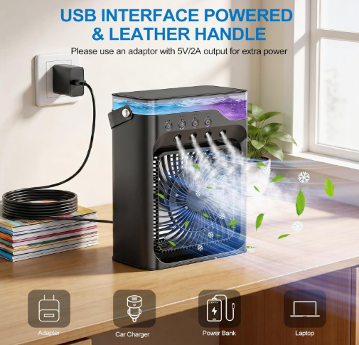 Mini Personal Cooling Fan Desk Use – Sifat Mart Pakistan