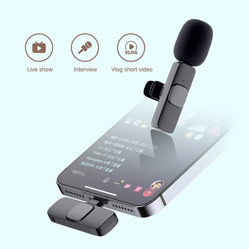 Wireless K9 collar microphone from SIFAT MART, showing the adjustable collar and attached microphone for dogs.