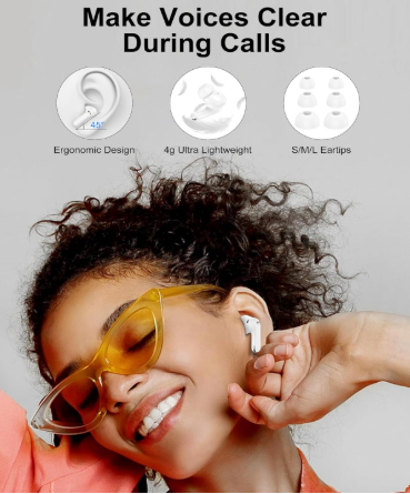 AirPods A9 Pro Wireless Earbuds In Use – Sifat Mart Pakistan