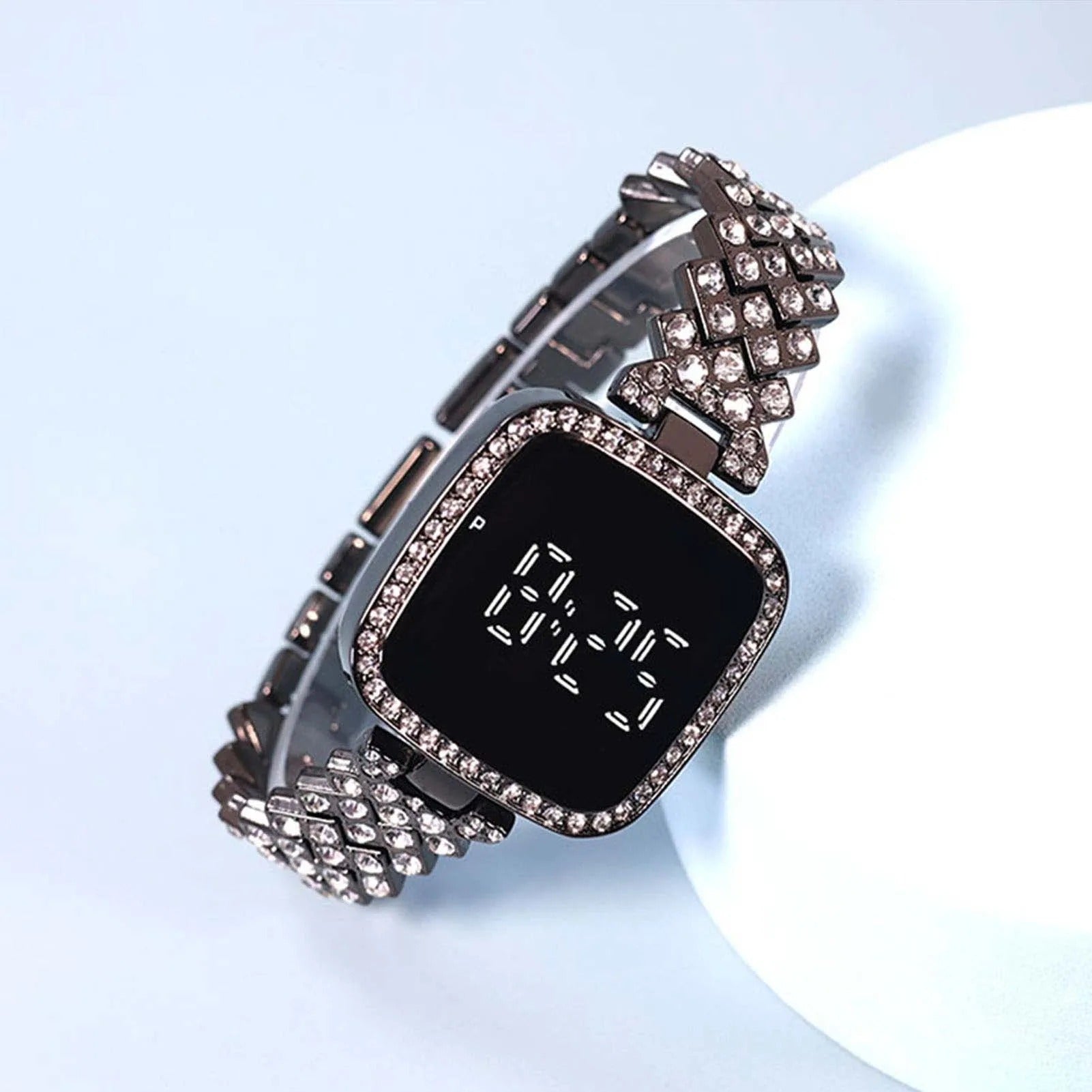 Womens Crystal Bracelet Watch Blue – Sifat Mart Pakistan