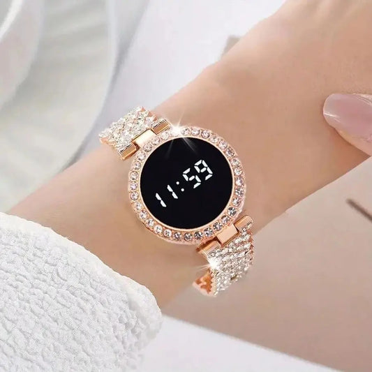 Ladies Digital Watch Elegant Black – Sifat Mart Pakistan