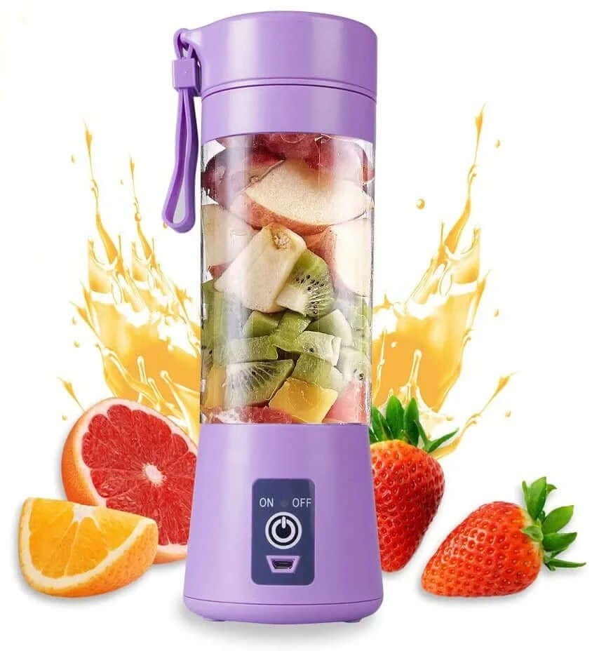 Mini Electric Juicer USB Charging Purple – Sifat Mart Pakistan