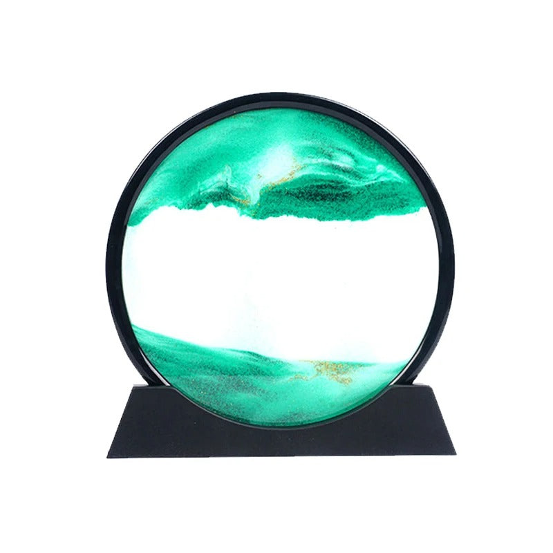 3D Moving Sand Art Lamp Green – Sifat Mart Pakistan