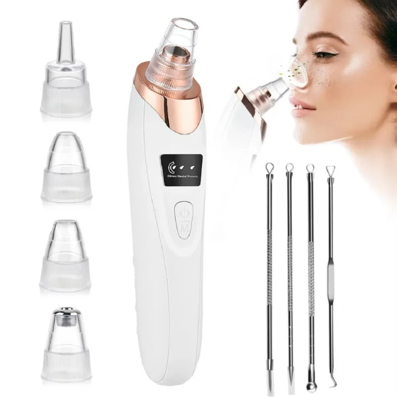 Rechargeable Blackhead Remover Vacuum Tips – Sifat Mart Pakistan