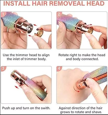 Eyebrow Trimmer Smooth Hair Removal Colors – Sifat Mart Pakistan