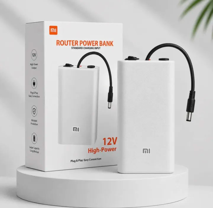 Mini UPS Wifi Power Bank White – Sifat Mart Pakistan
