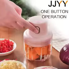 Mini Food Chopper USB Rechargeable In Use – Sifat Mart Pakistan