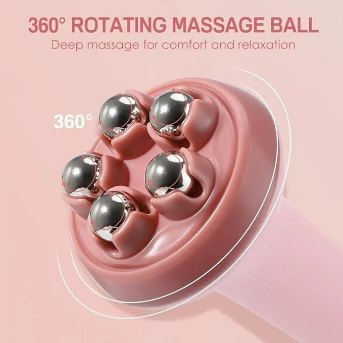 360 Roller Hand Massager Pink Closeup – Sifat Mart Pakistan