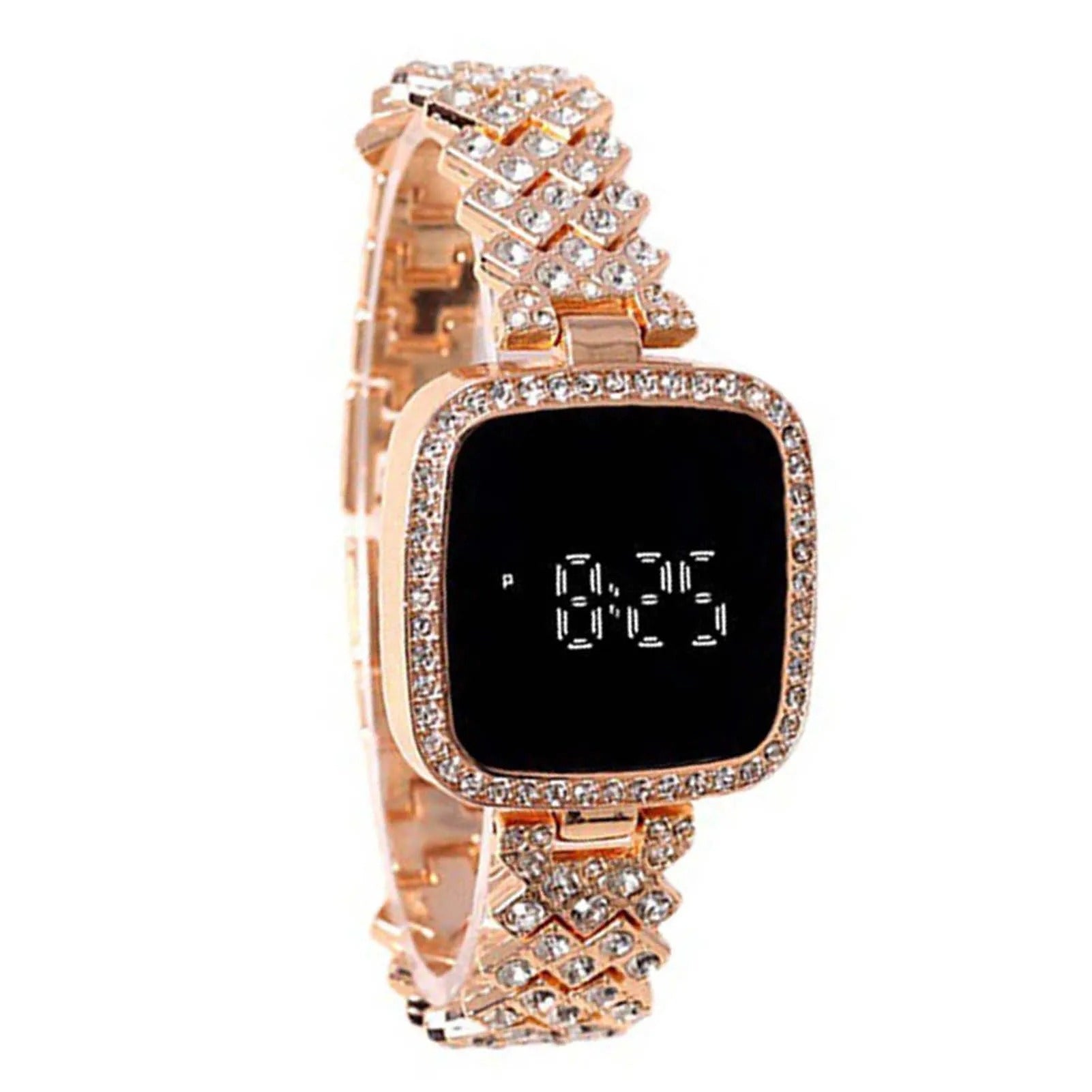Womens Touch Screen Watch Rose Gold Side – Sifat Mart Pakistan