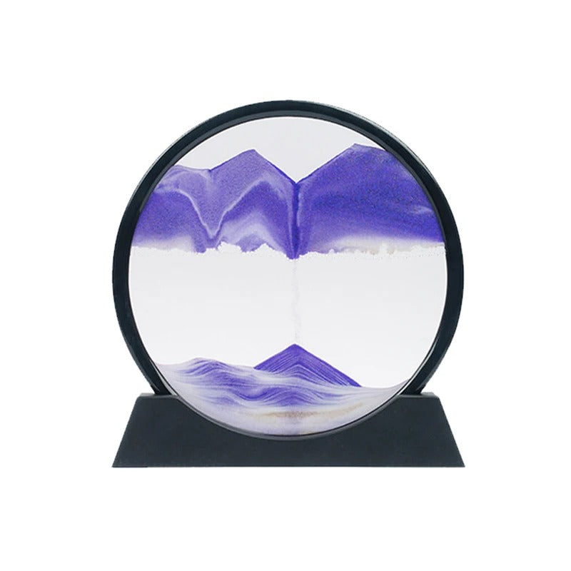 3D Moving Sand Art Lamp Purple – Sifat Mart Pakistan