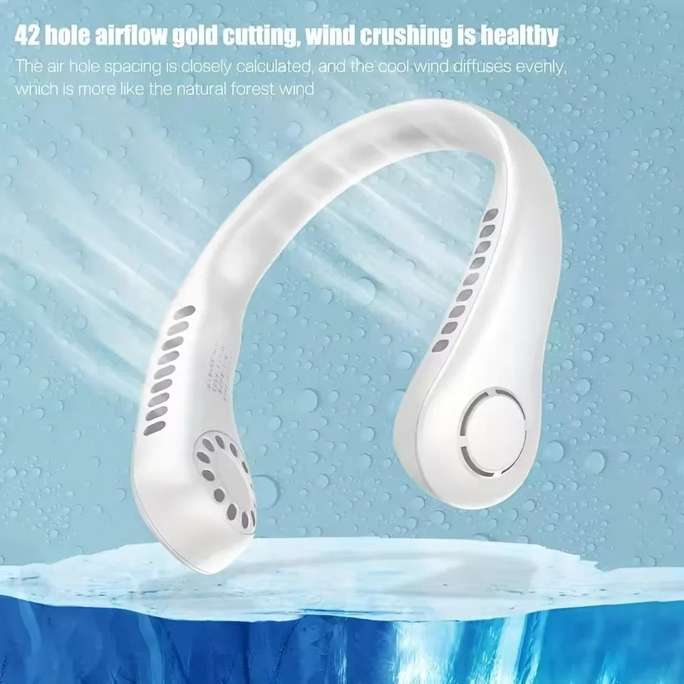 Mini Neck Bladeless Cooling Fan White – Sifat Mart Pakistan