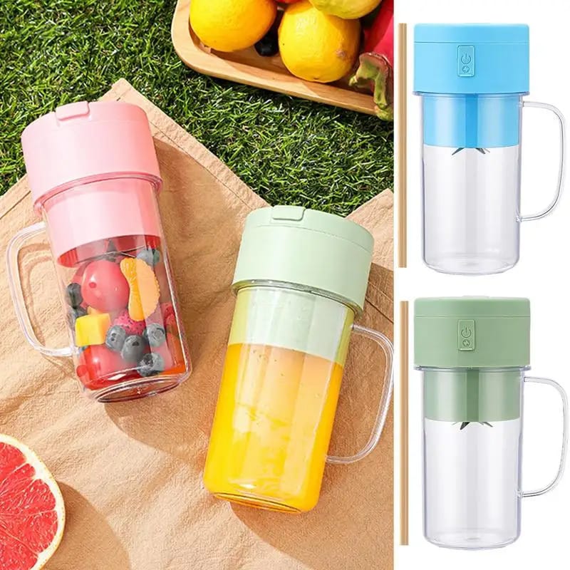 Portable Blender Cup – Fruit Smoothie Maker | USB Rechargeable | 300ml
