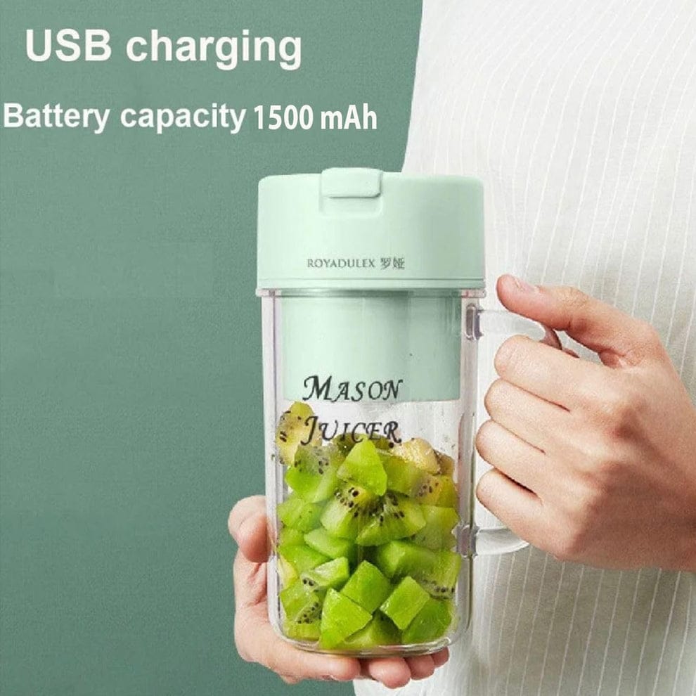 Portable Blender Cup – Fruit Smoothie Maker | USB Rechargeable | 300ml