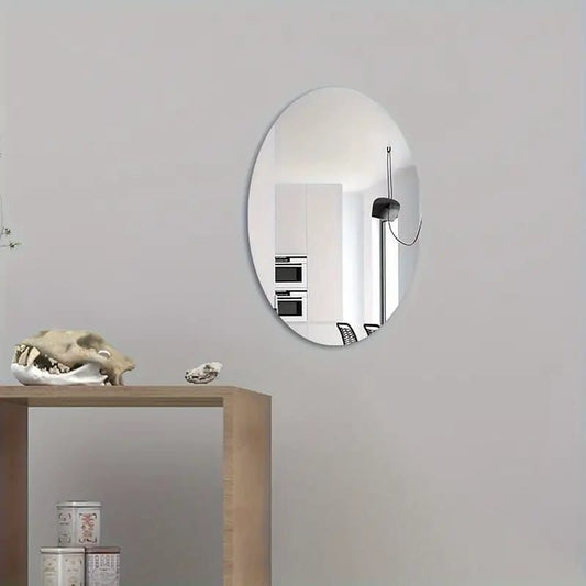 Unbreakable Acrylic Mirror Wall Sticker | Self-Adhesive Decorative Mirror Sheet for Home Decor