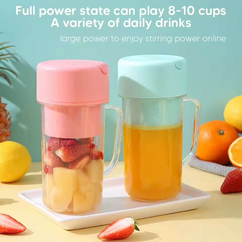 Portable Blender Cup – Fruit Smoothie Maker | USB Rechargeable | 300ml
